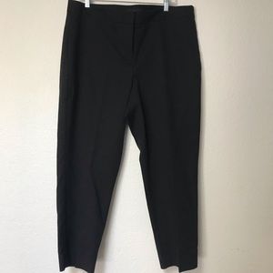 Talbots Black Straight Leg Curvy Workwear Pants